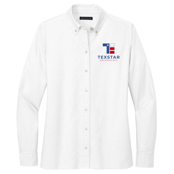 Texstar - Women's Casual Oxford Cloth Shirt Thumbnail